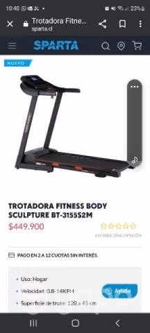 Trotadora fitness p yt-3155s2m
