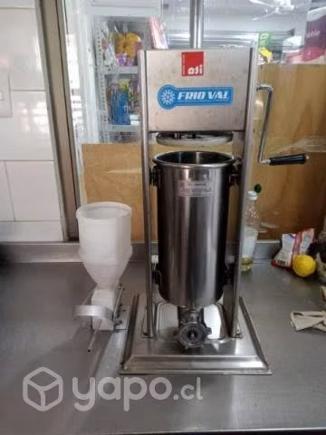 Maquina y rellenados churros