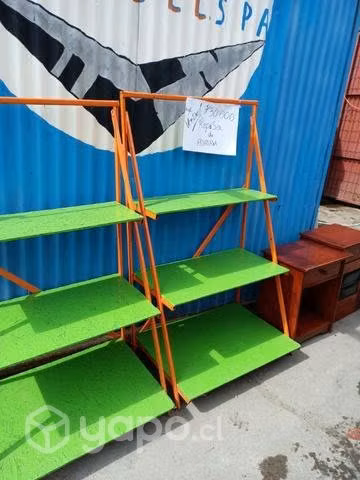 repisa para florería, y velador, maquina