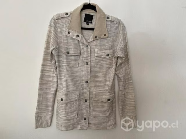 Poleron gris jaspeado Volcom