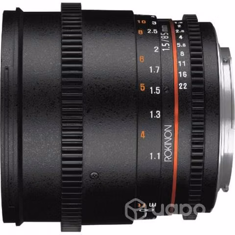 Lente de cine oportunidad Rokinon 85 mm para canon