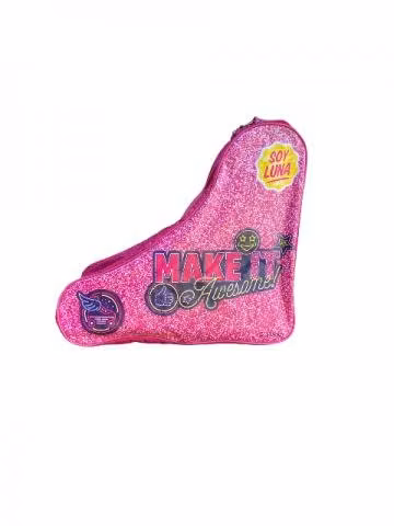 Patines ambar, con fundas y bolso