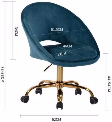 Silla PC Salmart azul (nueva) - Imagen 4
