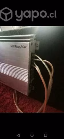 Caja más wofer mas amplificador
