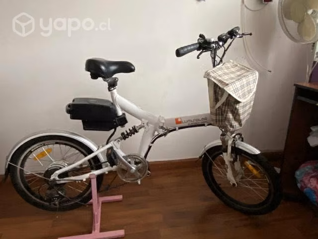 Bicicleta eléctrica poco uso impecable