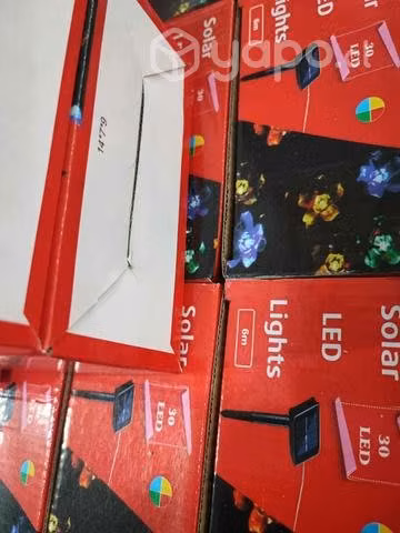 Luces solares navidad