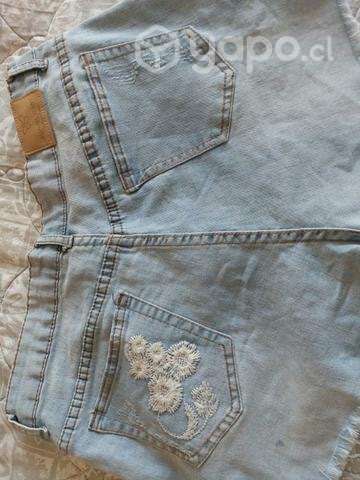 Short Jeans bordado - Imagen 2