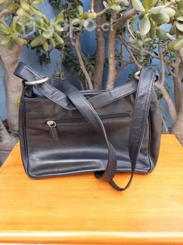 Cartera cuero negra Luis - Imagen 4