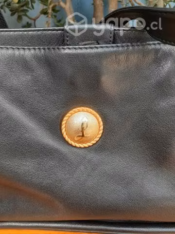 Cartera cuero negra Luis - Imagen 2