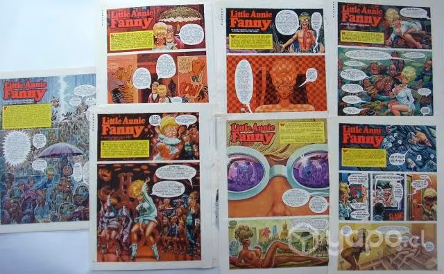Annie Fanny 7 comics playboy original Set 8