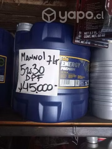 Aceite 5w30 bidón 7 litros mannol para dpf