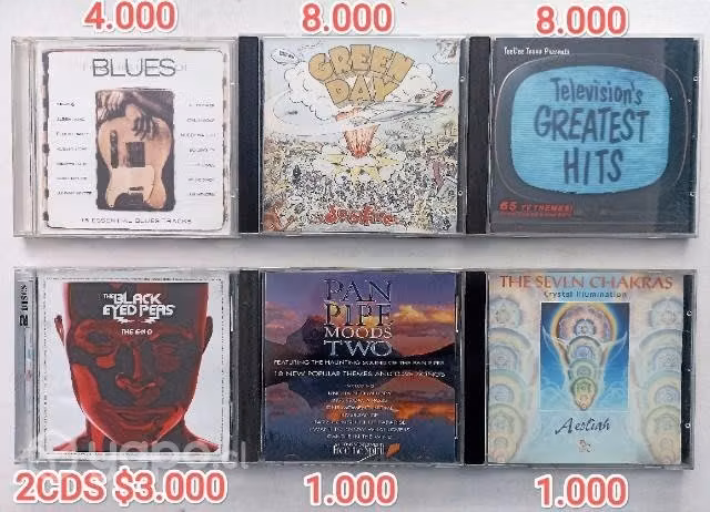 6 Cds Rock Pop Punk Blues