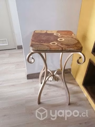 Fierro forjado y madera