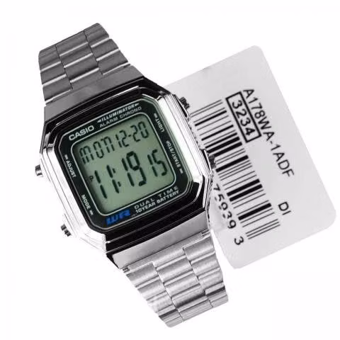 Reloj casio a178w-1 vintage nuevos