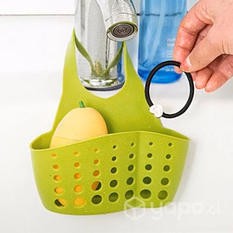 Organizador Cocina Esponja Lavaplatos Verde Musgo