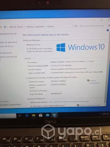 notebook DELL i7 12gb ram SSD 250 gb - Imagen 2