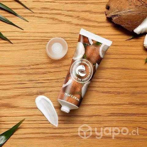 Crema para Manos Nutritiva con Aceite de Coco