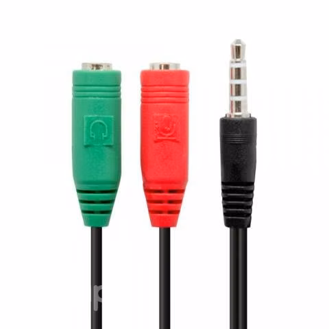 Adaptador JACK Stereo para Fono/Micrófono