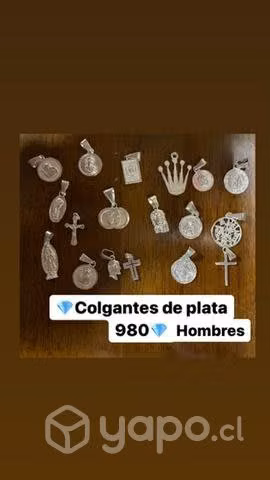 Colgante de plata ley 980