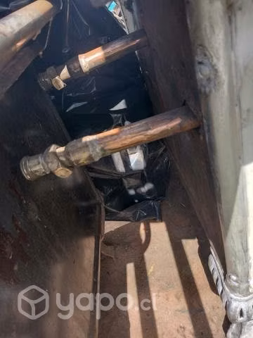 Cosina a leña Alemana Antigua con termo 150lts