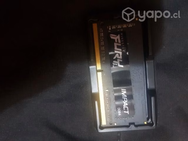 Memoria ram 8Gb ddr4 fury al 100%