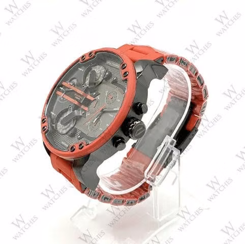 Nuevo reloj cronógrafo Diesel DZ7370 Red Gunmetal