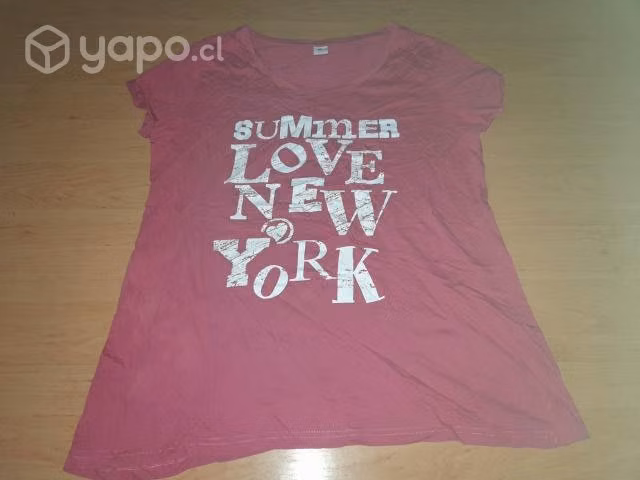 Polera dama rosa