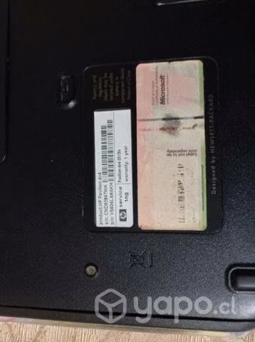 Notebook HP para reparar o repuesto - Imagen 2
