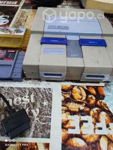 Super Nintendo funcionando