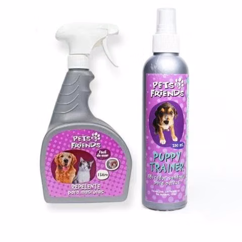 Repelente Para Perro + Educador Sanitario Kit Para