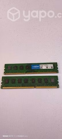 Memorias DDR3 4g -1600