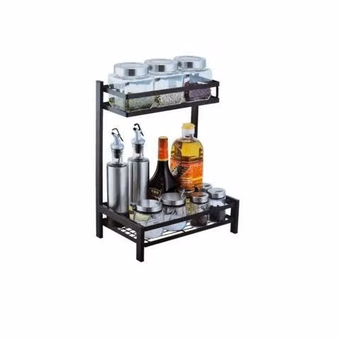 Organizador 2 Niveles Metálico Cocina Negro
