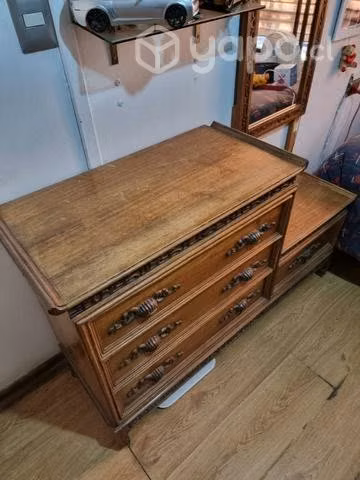 Mueble Toilette antiguo con espejo integrado - Imagen 2
