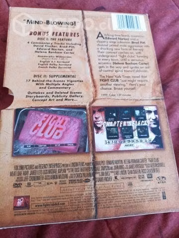 Dvd edición especial película de culto Fight Club