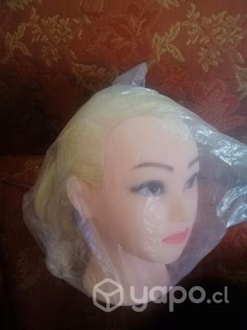 Cabeza peluquería muñeca - Imagen 2
