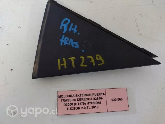 Moldura Exterior Puerta Trasera Derecha (HT279)