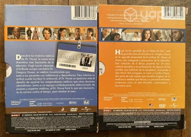 Dr House DVD temporadas 1 y 2