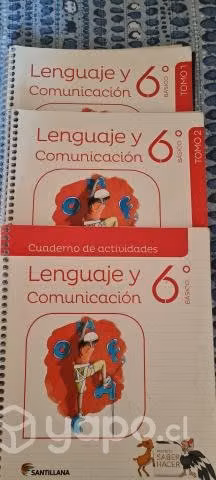 Libros de Lenguaje 6° Básico