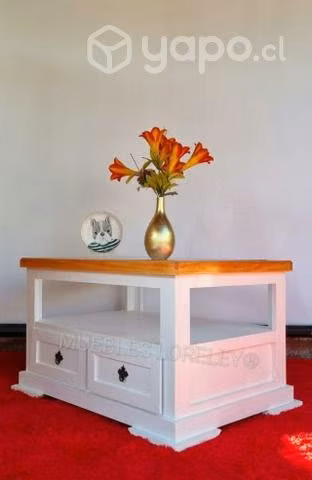 mesa de centro de madera