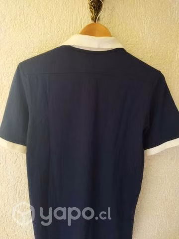 Polera S Adidas Universidad de Chile cuello piqué