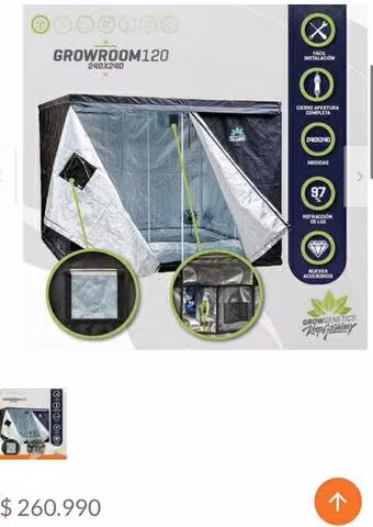 carpa de indoor 240x240 - Imagen 2