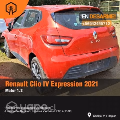 Masa Renault clio IV expression 2021