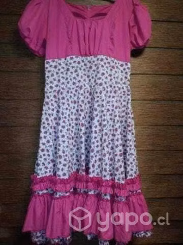 Vestido De Cueca - Talla M - Usado