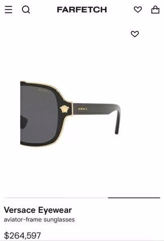 Lentes versace aviator - Imagen 3