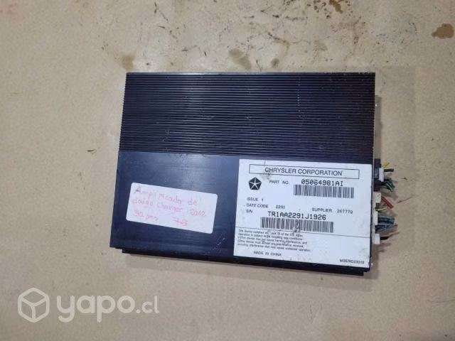 Amplificador de dodge changer 2012
