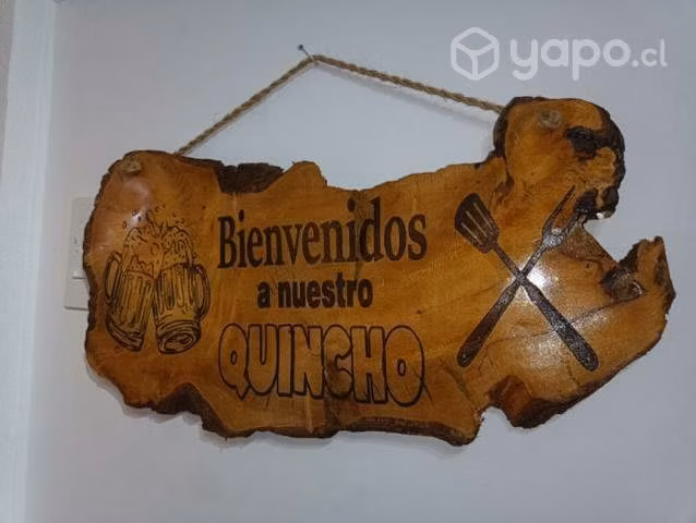 Letrero rústico
