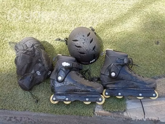 Patines agresivos un día de uso + todo tipo de pro