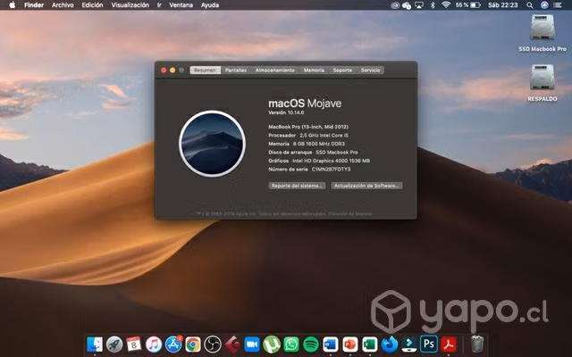 MacBook Pro Mid 2012 - Imagen 3
