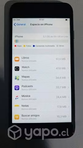 IPhone 6 Gris 64 GB
