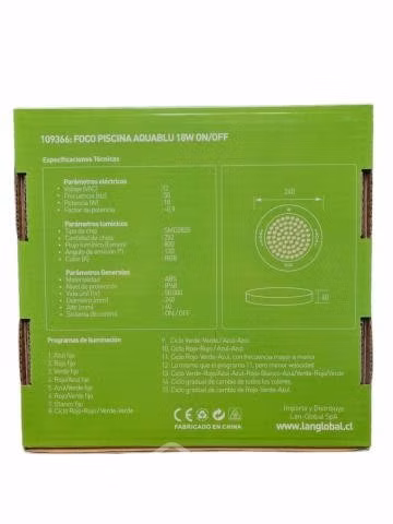 Foco para piscina 18W sin control remoto - Imagen 3